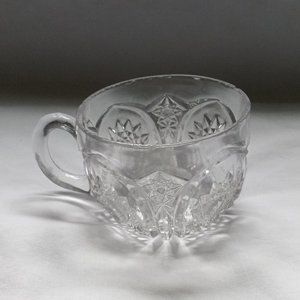 Antique Glass Punchware Mini Cup